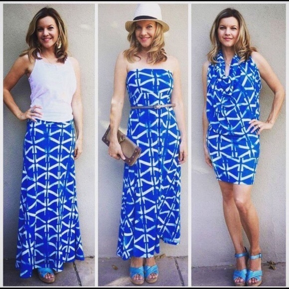 XXS Striped Lularoe Maxi Skirt Dress Summer 👗 - Picture 7 of 8